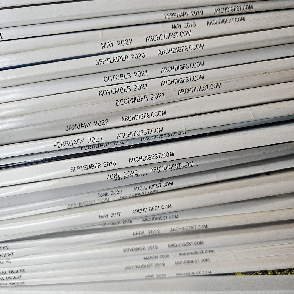 AD ARCHITECTURAL DIGEST Magazine Bundle Lot Variety Issues No Duplicates - Picture 11 of 16
